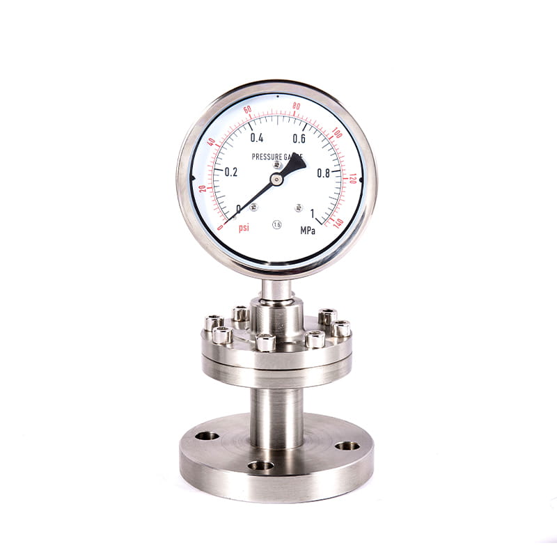 Y-M-serien alle rustfrit stål sanitær steril membrantryk målere Y-M-serien alle rustfrit stål sanitær steril membrantryk målere