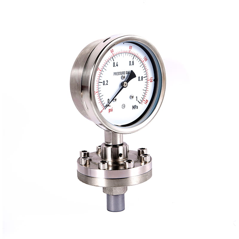 Y-M-serien alle rustfrit stål sanitær steril membrantryk målere Y-M-serien alle rustfrit stål sanitær steril membrantryk målere